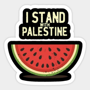 I stand with palestine Sticker